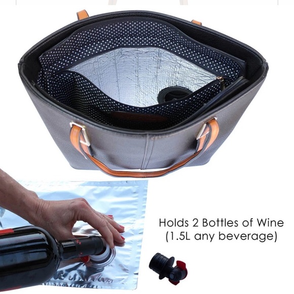 Porto Vino Wine Purse NWOT - Picture 6 of 13